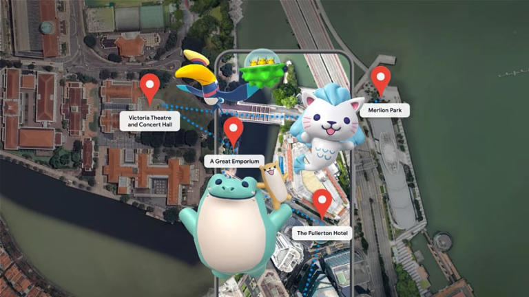 Google Maps AR offers the ultimate walk-through Singapore’s Maxwell Food Centre
