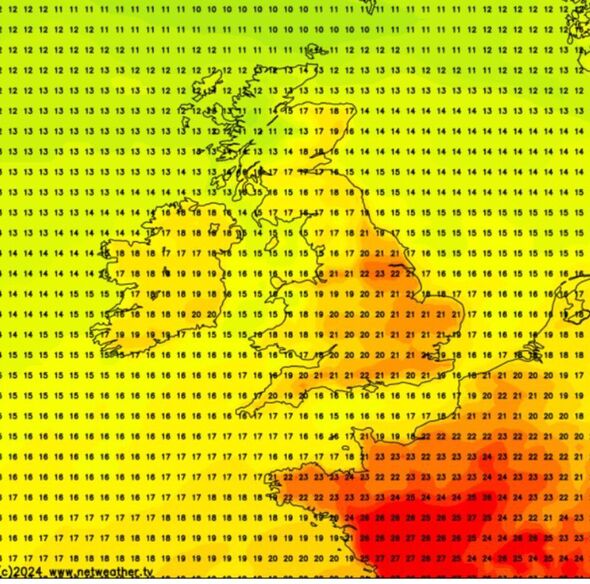 UK Weather: Britain Blasted By Iberian Plume As Exact Date Of 24C Surge ...