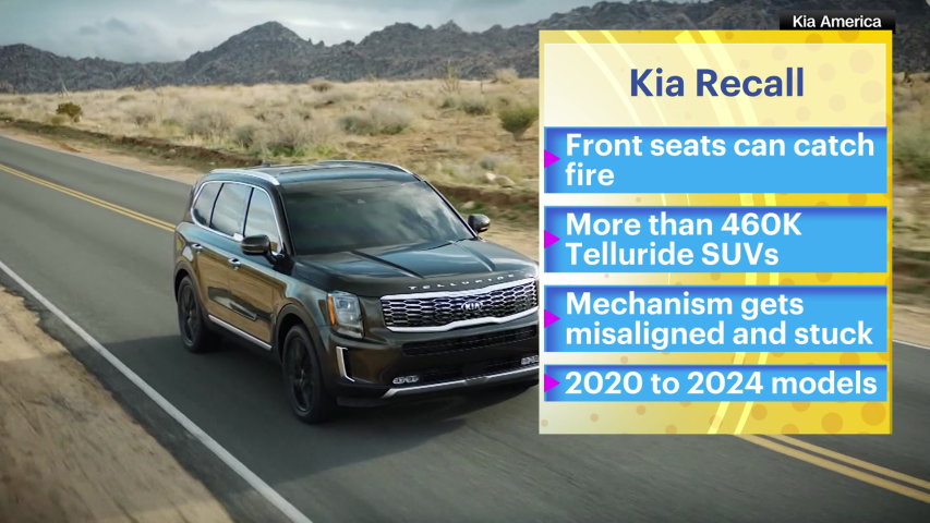 Kia Recalls Nearly 463,000 Telluride SUVs Due To Fire Risk, Urges ...