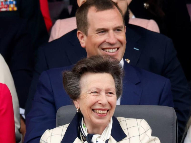 Peter Phillips and Princess Anne
