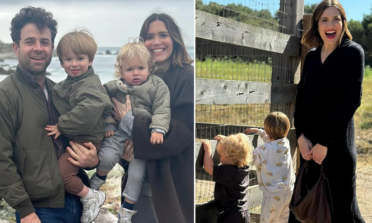 Mandy Moore gushes over her family vacation with husband and two boys