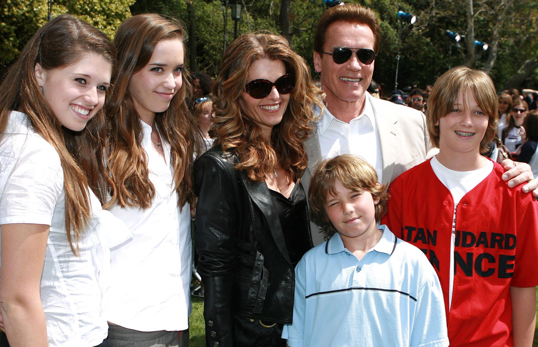 How Billionaire Arnold Schwarzenegger And His Five Children Make Their ...