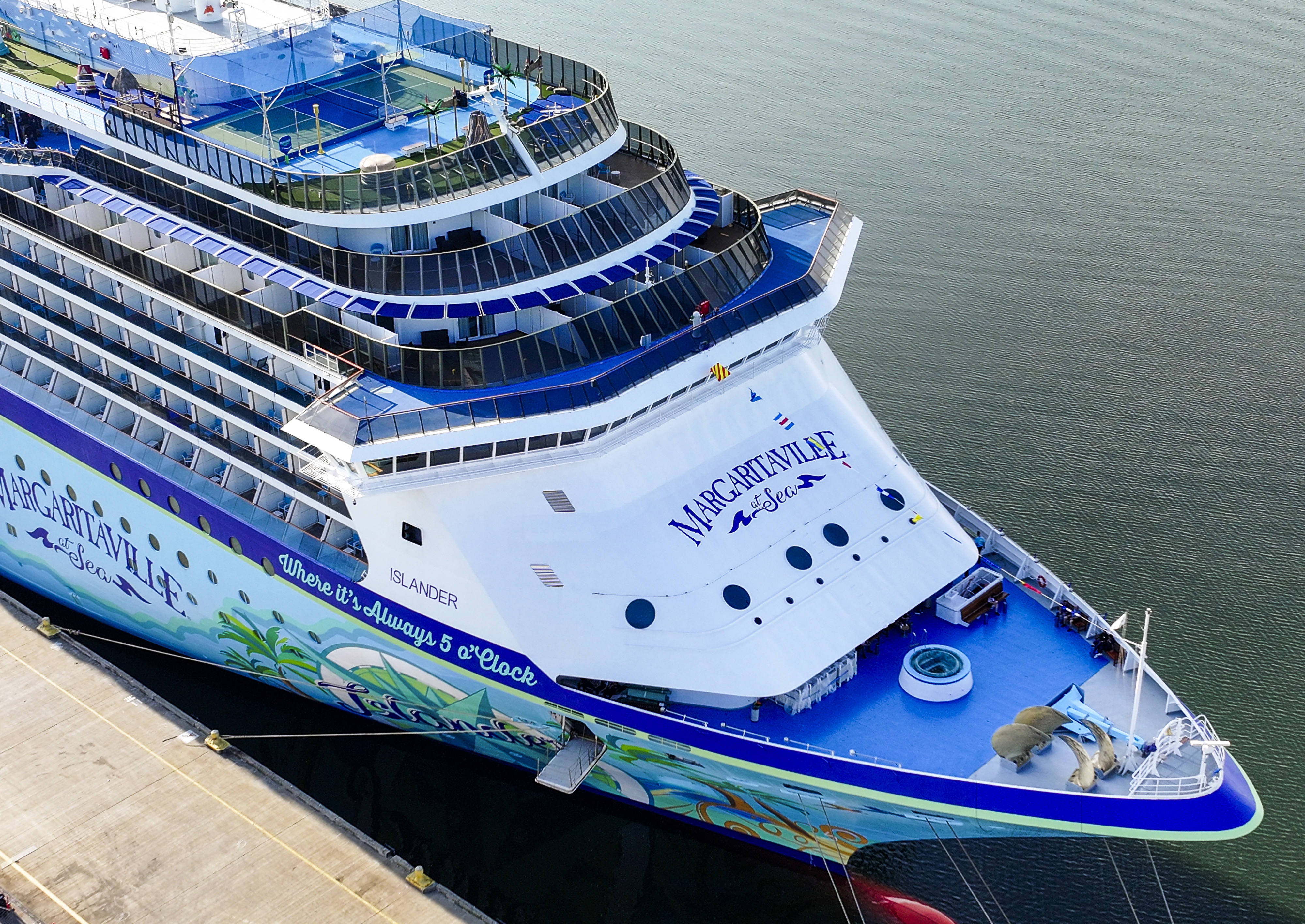 Jimmy Buffett’s New Margaritaville Cruise Ship Just Arrived In Tampa