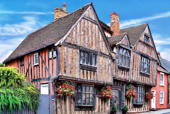 <p>De Vere House in Lavenham, England, costs around £234 per night. This historic Airbnb features period decor with medieval touches, such as timber beams and four-poster beds. Known as the birthplace of Harry Potter, the house’s authentic design immerses guests in a magical, wizarding atmosphere.</p>