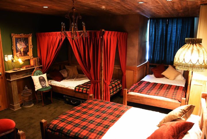 <p>Harry Potter School Dorm is a unique accommodation option that allows guests to experience a magical stay inspired by the famous wizarding world. The dorm is designed to make guests feel like they are living in a Hogwarts dormitory, complete with themed decorations, cozy beds, and a touch of enchantment.</p>