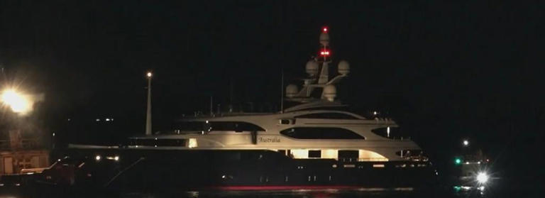 Billionaire Clive Palmer's superyacht Australia.