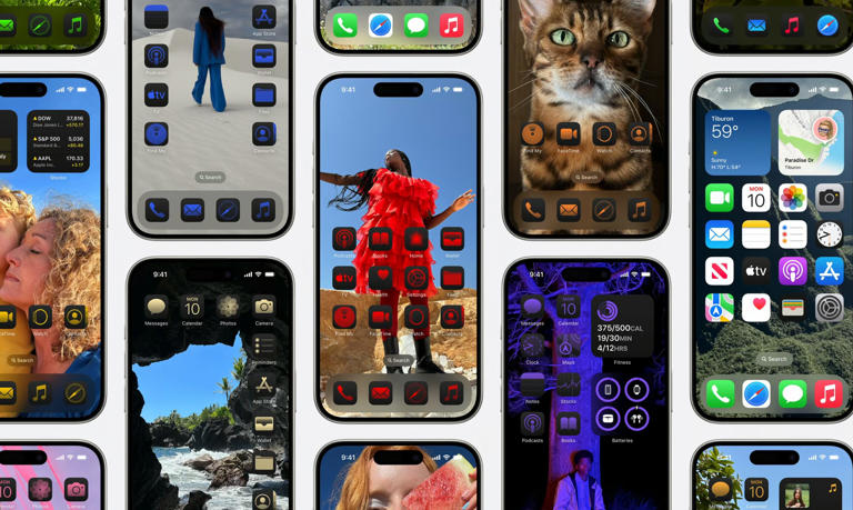 iOS 18 allows you to change the colors of app icons and widgets. Apple