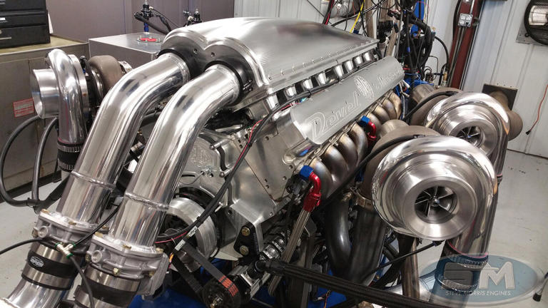 V16-Quad-Turbo-Motor von Steve Morris Engines: Dieser Monster-Motor ...