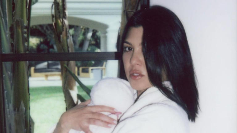 Kourtney Kardashian's photo with baby Rocky resembles like a throwback due to just how young she looks!