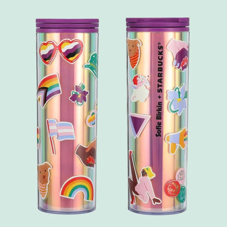 Starbucks just released four colorful new cups to celebrate Pride Month