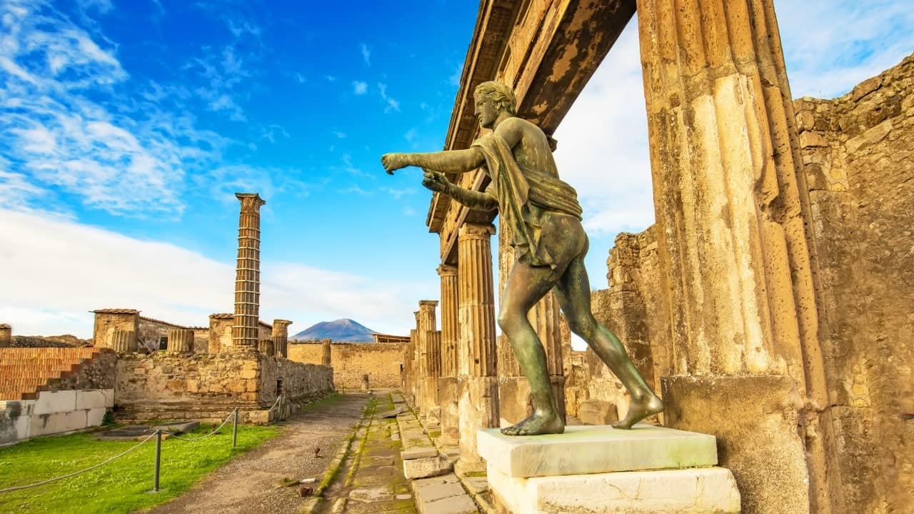 <p><span><a href="http://pompeiisites.org/en/" rel="nofollow noopener">Pompeii</a> is creepy due to its well-preserved ruins, frozen in time by the eruption of Mount Vesuvius in 79 AD. The ghostly, petrified remains of the city’s inhabitants and the sense of a thriving civilization suddenly halted contribute to its eerie charm. </span></p><p><span>The spring and fall months, particularly April to June and September to October, are the best times to visit Pompeii to avoid the intense summer heat and crowds.</span></p>