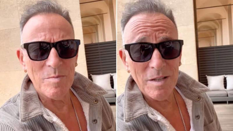 Bruce Springsteen, 74, breaks silence after being forced to postpone European gigs due to 'vocal issues'