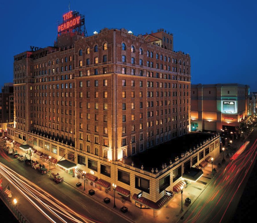 <p>If you're traveling through the South, check out the one hotel travel experts say stands out for its history of having hosted everyone from musicians, movie stars, and iconic civil rights leaders and activists.</p><p>"The <a rel="noopener noreferrer external nofollow" href="https://www.instagram.com/p/CrEHBURPg51/">Peabody Memphis</a>, established in 1869, is a treasure trove of stories and traditions, renowned for its unique charm and the famous 'Peabody Ducks' march—an enchanting tradition dating back to the 1930s," says Greenfield-Turk. "Having welcomed stars like <strong>Elvis Presley</strong>, the hotel encapsulates a rich history within its walls, particularly in its grand ballroom and lobby, where the past seems to whisper through the opulent décor. It offers a perfect setting for those who appreciate the allure of antiquity mingled with Southern hospitality."<p><strong>RELATED: <a rel="noopener noreferrer external nofollow" href="https://bestlifeonline.com/wild-west-towns-us-news/">13 Small U.S. Towns That Feel Like the Wild West</a>.</strong></p></p>