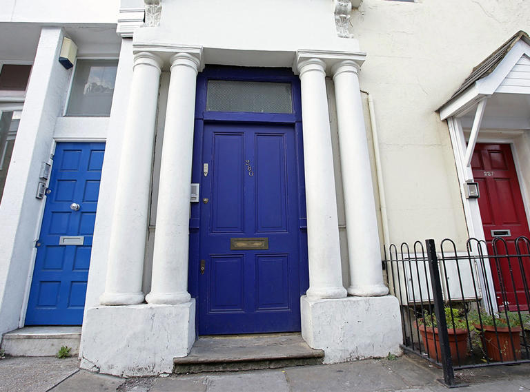 The whole Notting Hill neighborhood, while already increasingly trendy when the film was shot, became, as Hugh Grant put it, "a hell of a lot trendier" once the movie came out. The house on Westbourne Park Road that boasted the blue door that served as the front door to Will's flat used to be owned by Richard Curtis —and of course it became a pilgrimage site for the movie's fans. In fact, so many people scrawled their own autograph on the door, it was eventually removed and auctioned off at Christie's, but another blue door lives on in its place. (The new owner was nice enough to paint it blue.) Meanwhile, the inside of Will's flat was a studio set because the actual interior of Curtis' home—a converted chapel—was actually quite grand, boasting a courtyard garden and a 1,000-square-foot reception room. And minus some exterior shots, most of the movie was shot on a meticulously built set about an hour away from the actual Notting Hill.