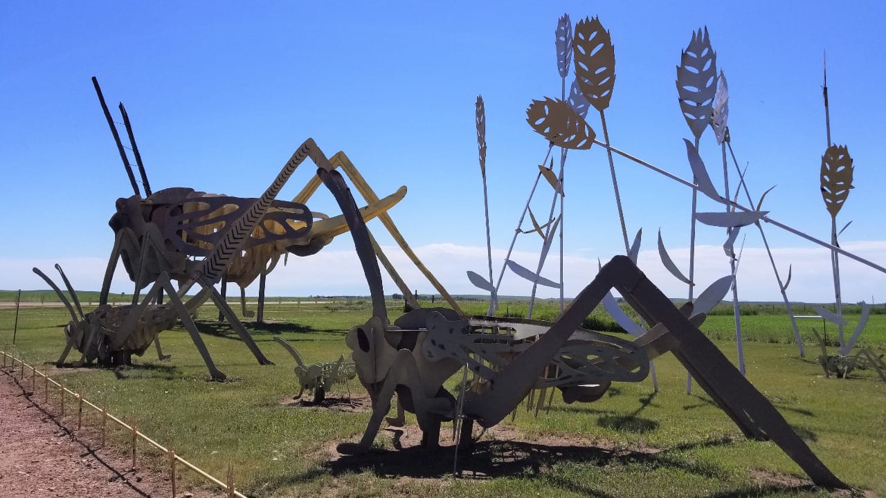 <p>Prepare to be awed by the unexpected sights along North Dakota’s Enchanted Highway. <a href="https://www.ndtourism.com/regent/attractions-entertainment/family-fun/enchanted-highway" rel="noopener">Starting at Exit 72 on I-94</a>, you’ll find sculptures like the giant metal geese known as Geese in Flight, The World’s Largest Tin Family: Deer Crossing, and more.  </p><p>The highway features a gift shop where you can buy miniatures of every statue as a keepsake of your trip. The restaurant and accommodation also serve delicious homemade food.  </p>