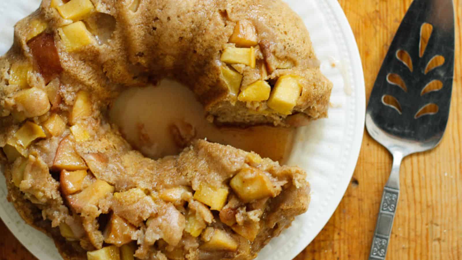 <p>The Apple Olive Oil Cake is a flavorful and moist dessert that takes about 1 hour and 15 minutes to make. Olive oil enhances the cake’s rich texture, while the natural sweetness of apples stands out. It’s a simple, satisfying choice for a graduation party.<br><strong>Get the Recipe: </strong><a href="https://immigrantstable.com/apple-olive-oil-cake/?utm_source=msn&utm_medium=page&utm_campaign=17%20classic%20graduation%20cakes%20you%20wish%20you%20had%20in%20high%20school%20">Apple olive oil cake</a></p>