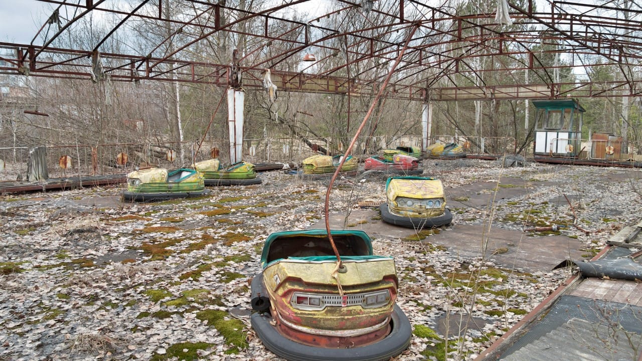 <p><span><a href="https://meanderingwild.com/pripyat-amusement-park/" rel="nofollow noopener">Pripyat Amusement Park</a> is eerie because of its abandonment following the Chernobyl disaster. Ferris wheels and bumper cars stand motionless, surrounded by the deafening silence of a city frozen in time. </span></p><p><span>Visitors tend to come during the late spring to early summer months, May and June, when the weather is more favorable and the strange amusement park is accessible. </span></p>