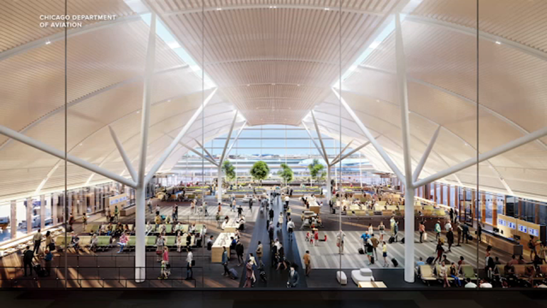 O'Hare modernization: City unveils designs for Satellite Concourse 1 at ...