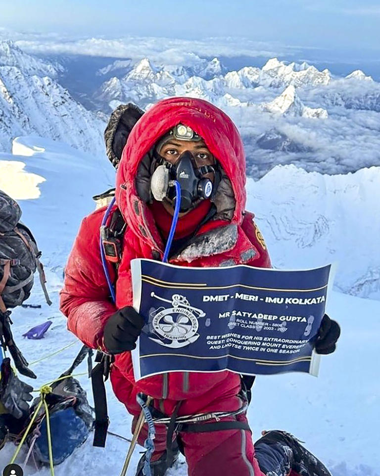 Indian mountaineer sets record by accomplishing double dual ascent of ...