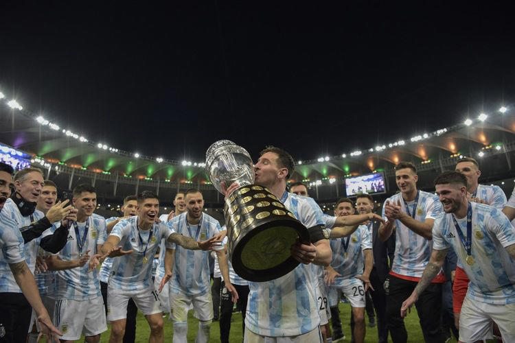 resmi - timnas argentina rilis skuad untuk copa america 2024, lionel messi tak punya back-up