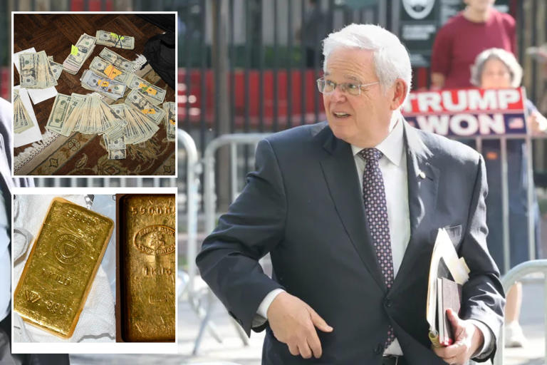 Gold bar Bob Menendez trial judge rules feds can’t use texts related to Egypt aid debates as evidence