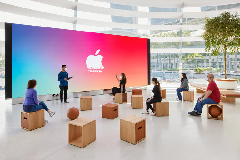 Today at Apple session in Apple Marina Bay Sands, Singapore.