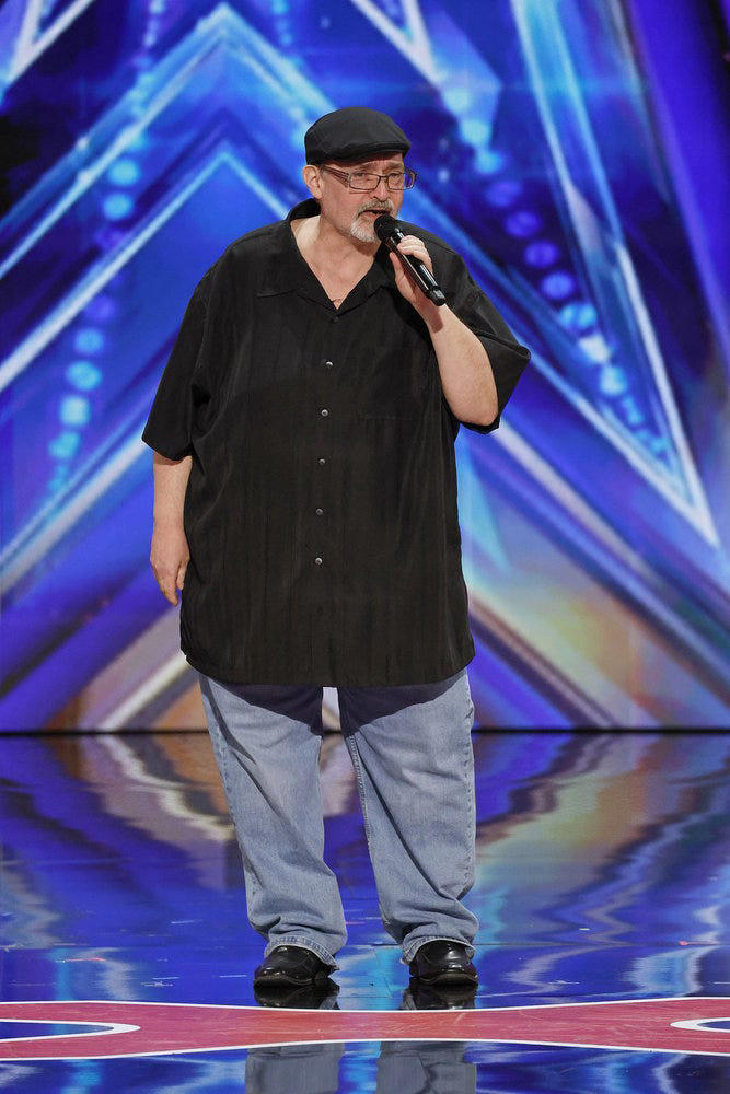 Richard Goodall sings "Don't Stop Believin'" on the Season 19 premiere of "America's Got Talent," airing May 28, 2024.