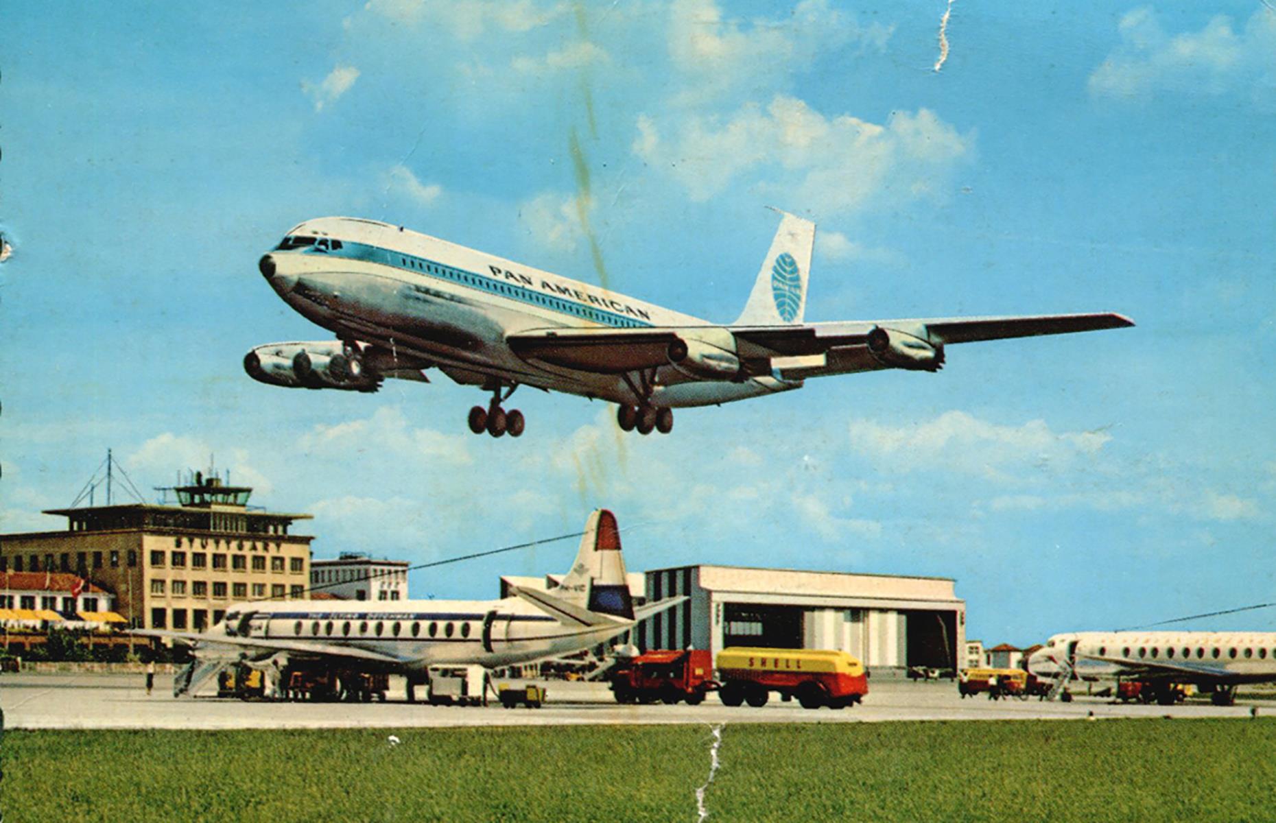 <p>Flying was previously the preserve of the rich but the launch of the Boeing 707 in 1958 opened up air travel to the masses. Compared with the first attempt at the commercial jetliner in 1952, the 707 was faster and carried five times as many people. The size and efficiency of the Boeing 747, launched in 1970, decreased fares even further.</p>