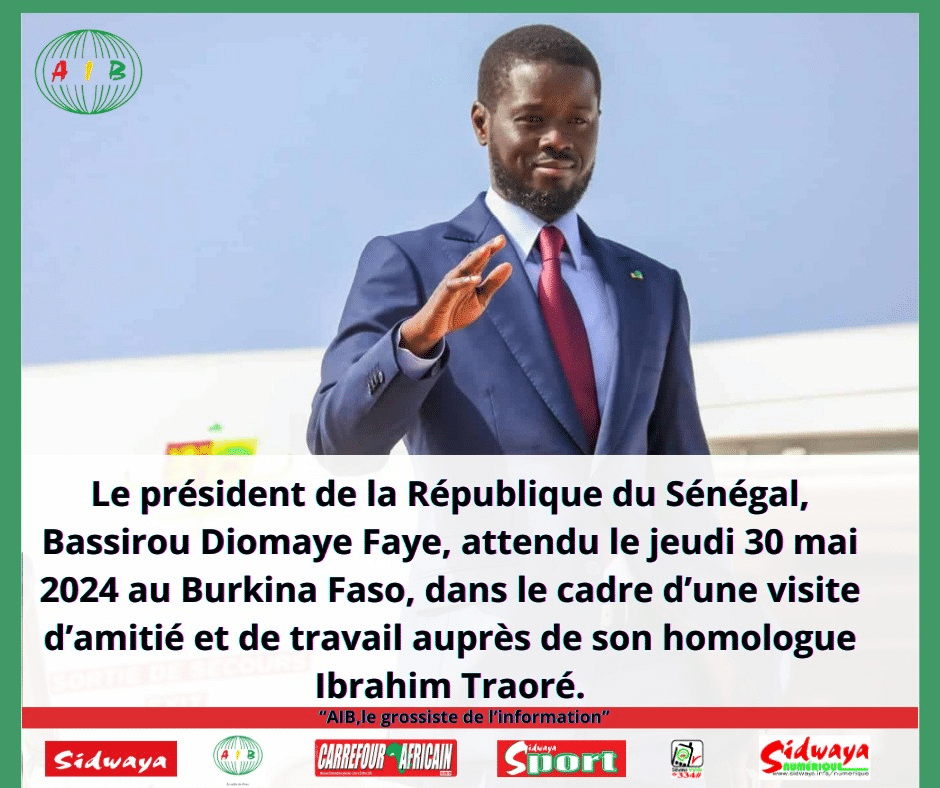 Sénégal : Bassirou Diomaye Faye Annoncé Au Burkina Faso