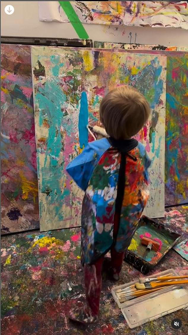 Pint-sized Picasso! German boy, two, becomes international hit