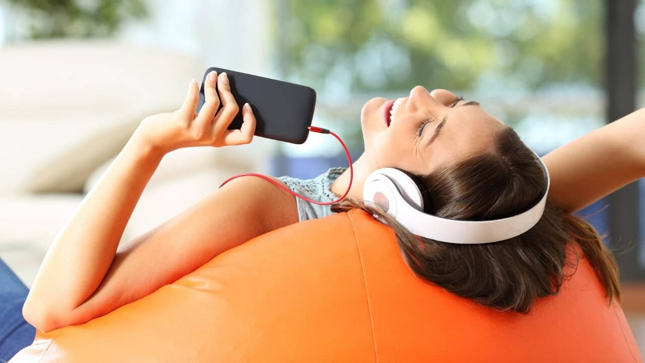 <p>Listening to music has been shown to reduce stress and boost dopamine levels, which can, in turn, work to regulate your mood. Add some upbeat or classical music to your playlists to <a href="https://www.ncbi.nlm.nih.gov/pmc/articles/PMC6542982/" rel="nofollow noopener">balance your emotions</a> and moods. Several music services, including Spotify, offer pre-made mixes of songs to suit any mood. </p>