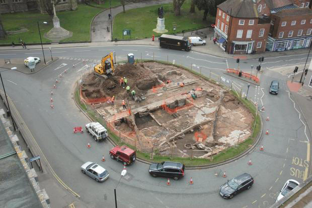 Digging up Worcester's history: From medieval shoes to manhole covers