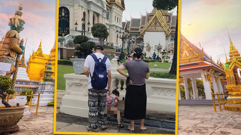 Anger as China couple let daughter urinate near Thai palace, follows case of ‘Chinese tourists, please keep clean’ sign