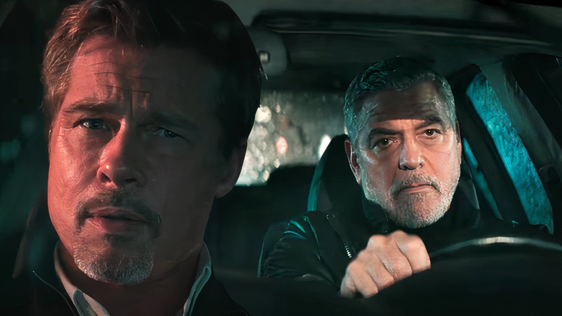 George Clooney & Brad Pitt Reunite In First Teaser For Action-Comedy Wolfs