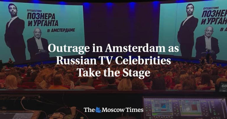 Outrage in Amsterdam as Russian TV Celebrities Take the Stage