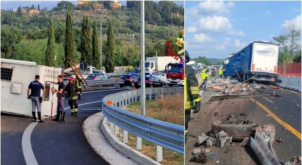 A1, Maxi Incidente A Firenze: Due Morti E Un Ferito. Coinvolti 4 Tir ...