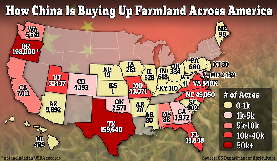 Shocking Map Shows Just How Much Farm Land China Owns In The U S   BB1nguWD.img