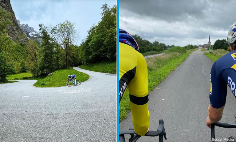 Mathieu van der Poel joins teammates in La Plagne, Wout van Aert trains with cyclo-cross riders