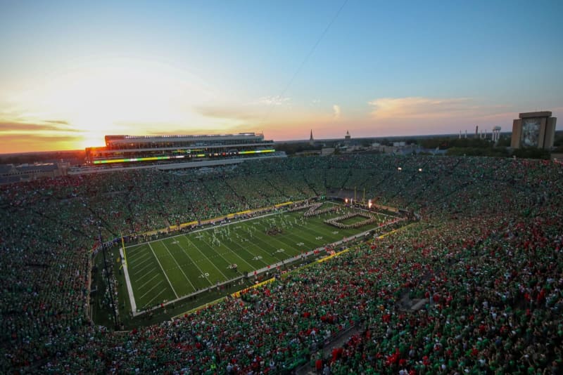 NBC Announces Notre Dame Kickoff Times For Home Games, Shamrock Series