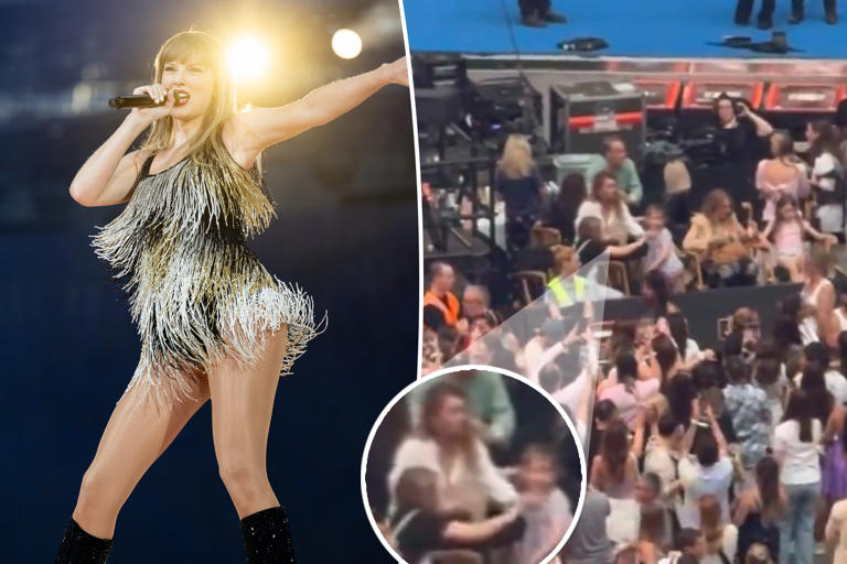 Blake Lively and Ryan Reynolds attend Taylor Swift’s Eras Tour show in Spain