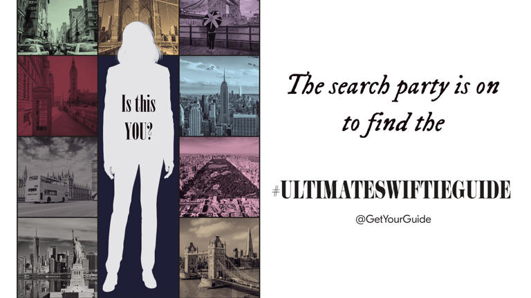 The hunt for the Ultimate Swiftie Tour Guide is underway in NYC and London.