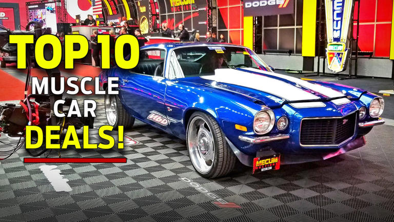 Top 10 Muscle Cars From Mecum Indy: These Classics Raked in Over $3.8M!