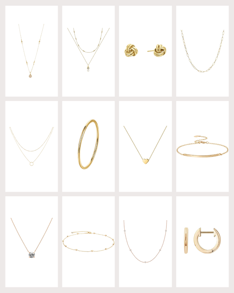 You can never go wrong with these delicate jewelry pieces