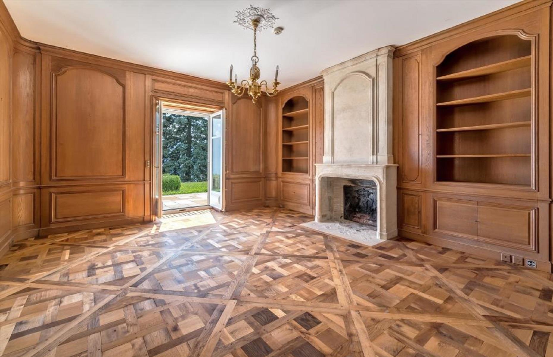<p>Constructed from the finest materials, the romantic home offers plenty of traditional architectural details, including stone from Bourgogne, magnificent wrought ironwork, Versailles parquets and period woodwork.</p>  <p>Every single room is bursting with lovely touches and, thanks to the home's age, are all in exceptional condition.</p>