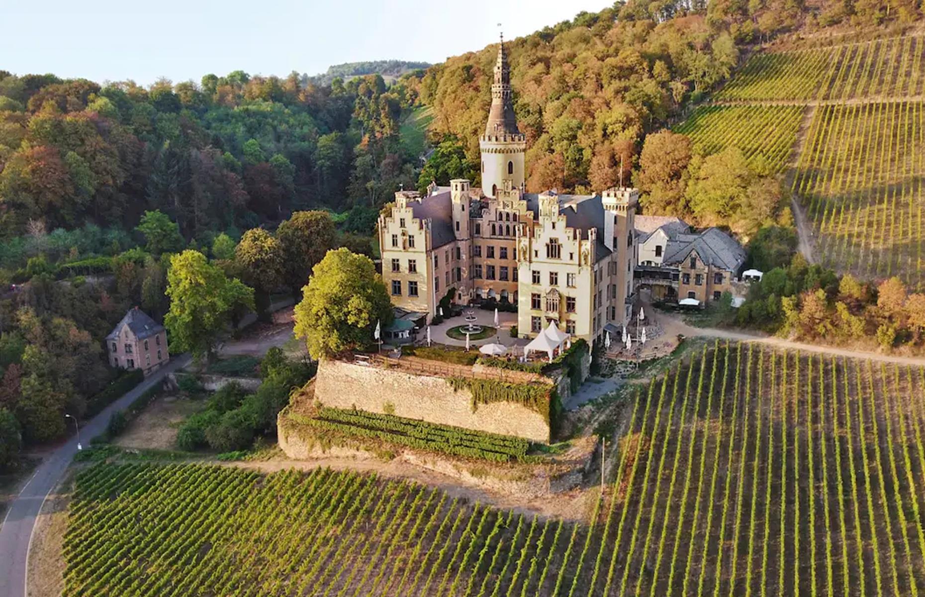<p>There's no denying that Arenfels Castle is one of the most majestic in all of Germany.</p>  <p>Located in Bad Hönningen, in the state of Rhineland-Palatinate, the regal residence has a rich history and, thanks to its 365 windows, 52 doors and 12 towers, has been lovingly nicknamed the 'Castle of the Year'.</p>