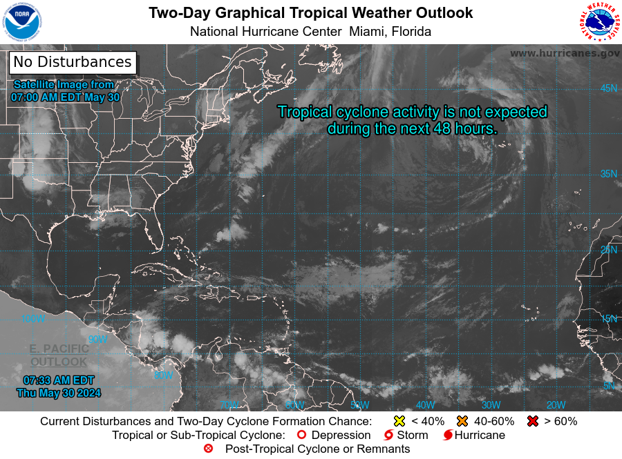 National Hurricane Center Tracking 5 Tropical Waves, Including 2 In ...