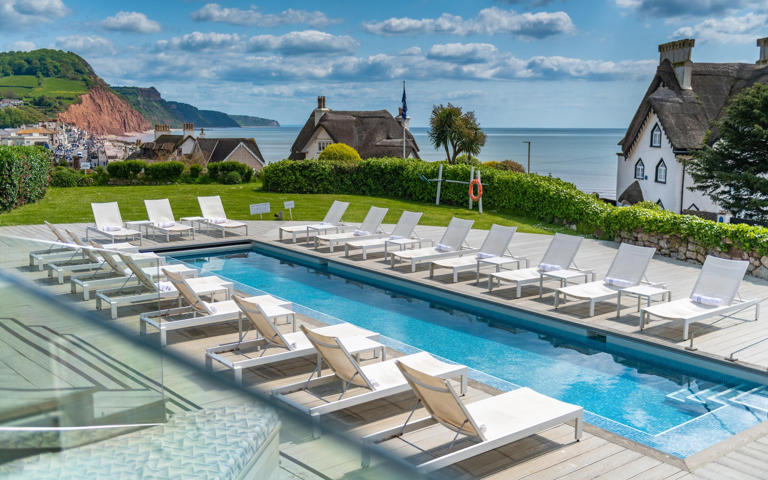 The Sidmouth Harbour Hotel is a contemporary East Devon seafront property with knockout views of the Regency town of Sidmouth and the Jurassic coastline