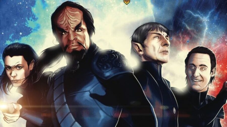 <p>The Star Trek: Defiant comics have a similar crew, and like the one from the flagship title, they all make sense. Thanks to Vulcan longevity, Spock is a member of Worf’s crew, as is the Bajoran Ro, and B’Elanna Torres of Voyager. Other Trek characters working briefly for Worf include Data’s evil twin Lore, the reformed Borg Hugh, and even Tasha Yar’s half-Romulan daughter Sela. </p>