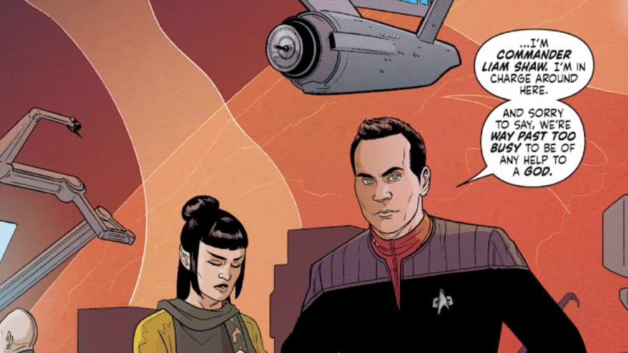 <p>The specific time IDW’s Star Trek comics are set in also allow for guest appearances from other characters in the franchise, without making their arrivals feel like pure fan service. Examples include Admiral Janeway of Voyager, Admiral Jellico (possibly the single most hated Enterprise captain ever), and Commander Liam Shaw of Star Trek: Picard Season 3 fame.</p>