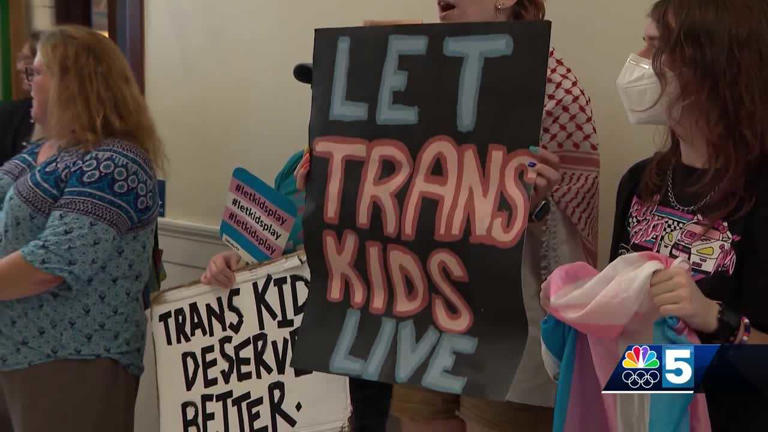 Transgender rights activists in New Hampshire